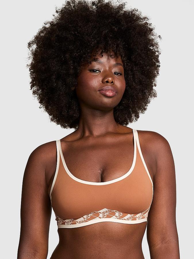 Relay Scoop Logo Sports Bra image number 0