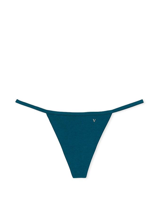Stretch Cotton V-String Panty