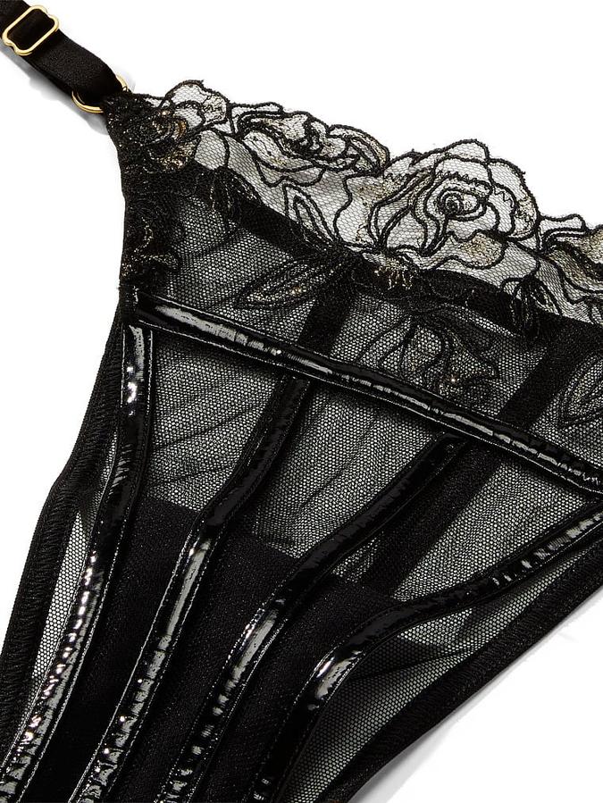 Midnight Affair Embroidery Brazilian Panty image number 3