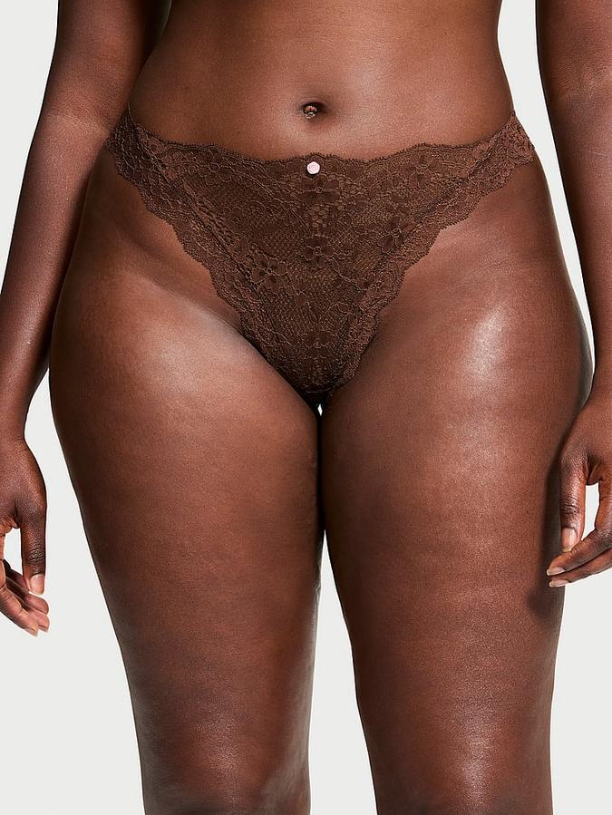 Lace Thong Panty image number 0