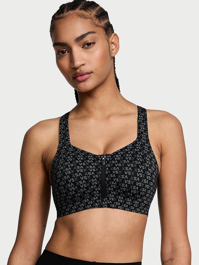 Knockout Front-Close Sports Bra image number 0