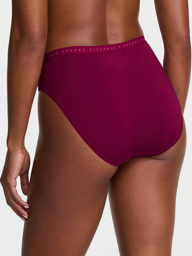 Stretch Cotton High-Leg Brief Panty