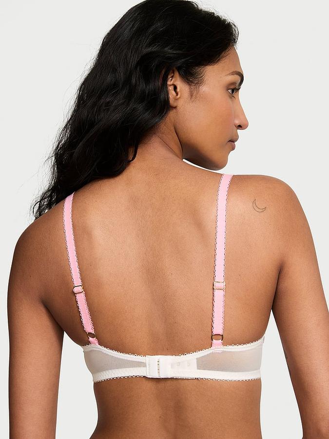 Wicked Peony Embroidery Unlined Balconette Bra image number 1