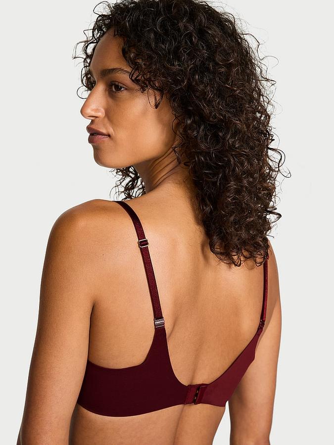 Smooth Lightly Lined Plunge Demi Bra