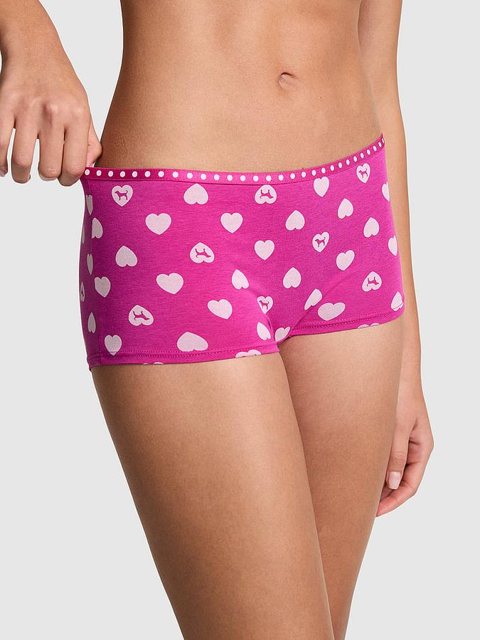 Logo Cotton Boyshort Panty