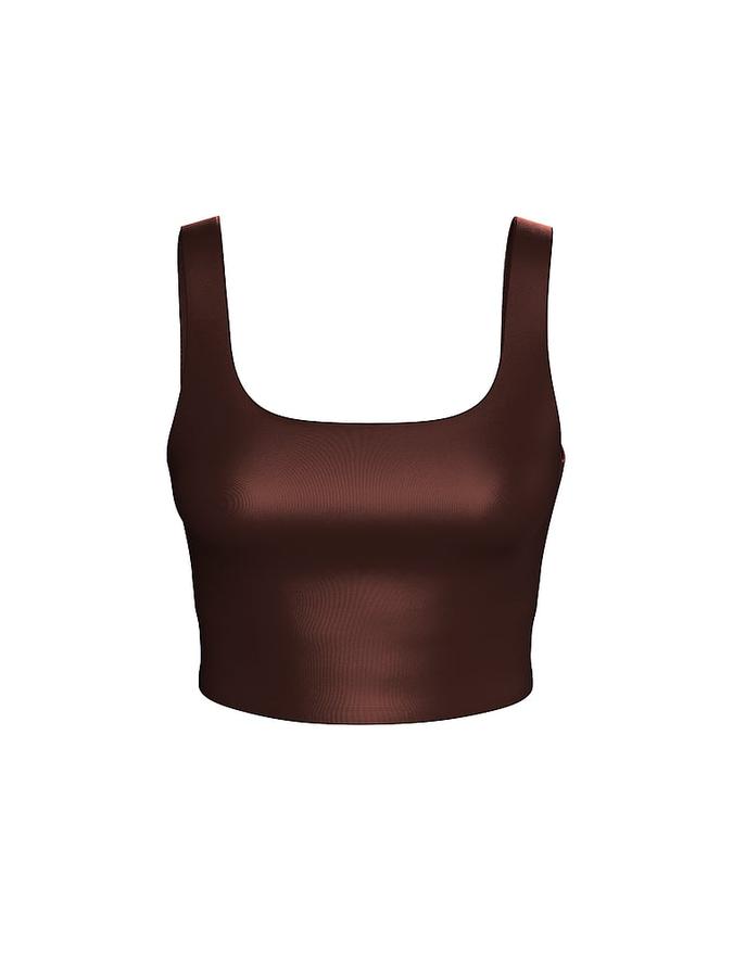 VSX GlossyTech™ Square-Neck Bra Top image number 2