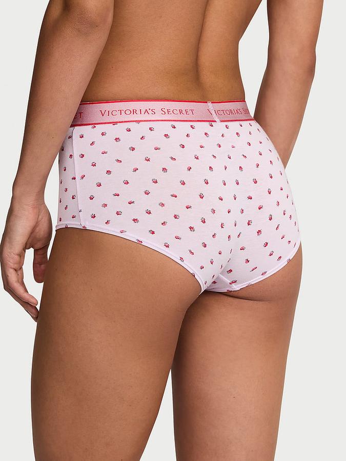 Logo Cotton Boyshort Panty image number 1