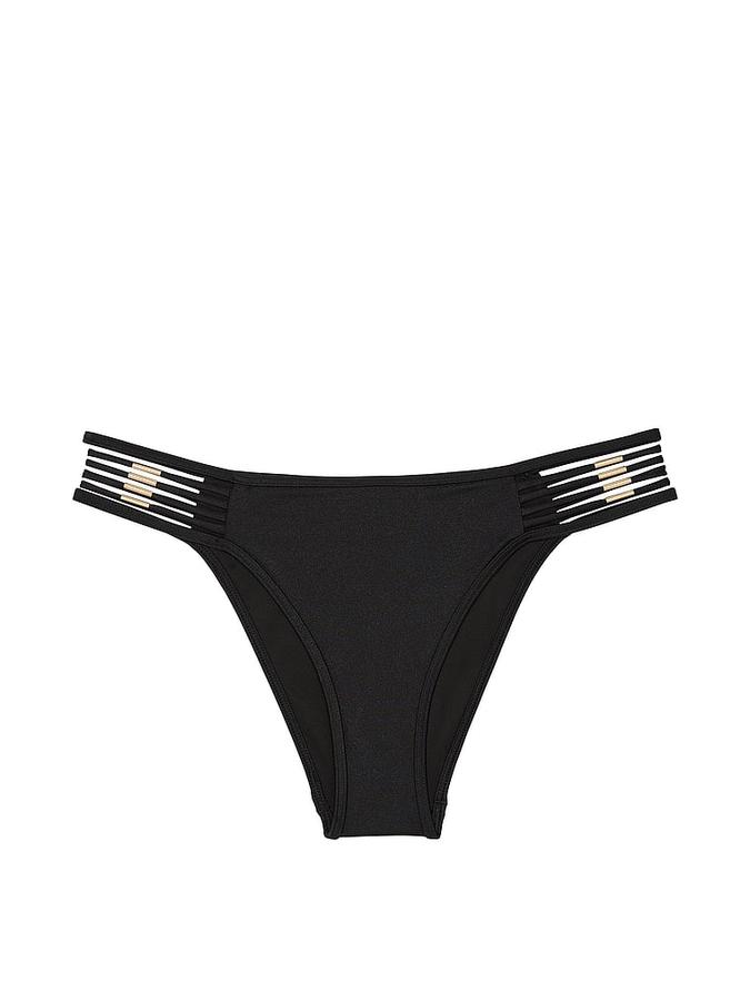 VS Archives Strappy Hardware Brazilian Bikini Bottom image number 2
