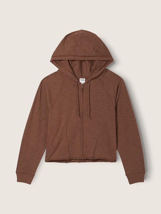 Summer Lounge Cotton Zip-Up Hoodie image number 2