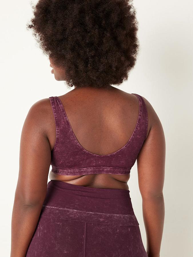 Loungin' Cotton Scoop Bralette image number 1