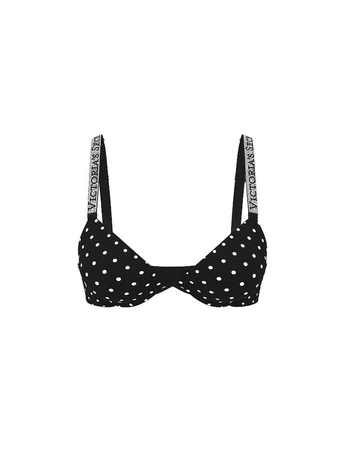 Logo Shine Strap Push-Up Bra image number 2