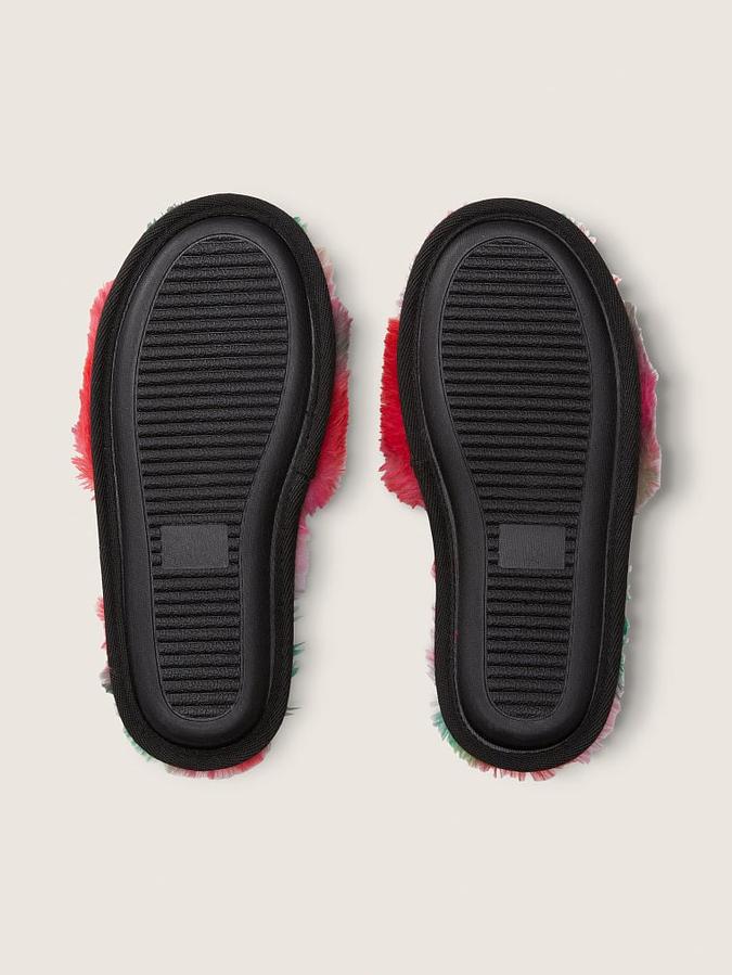 Faux Fur Slippers image number 2