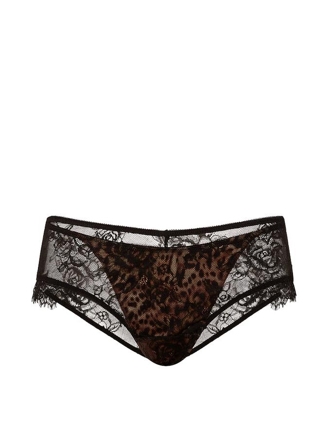 Rose Lace Overlay Cheeky Panty image number 2
