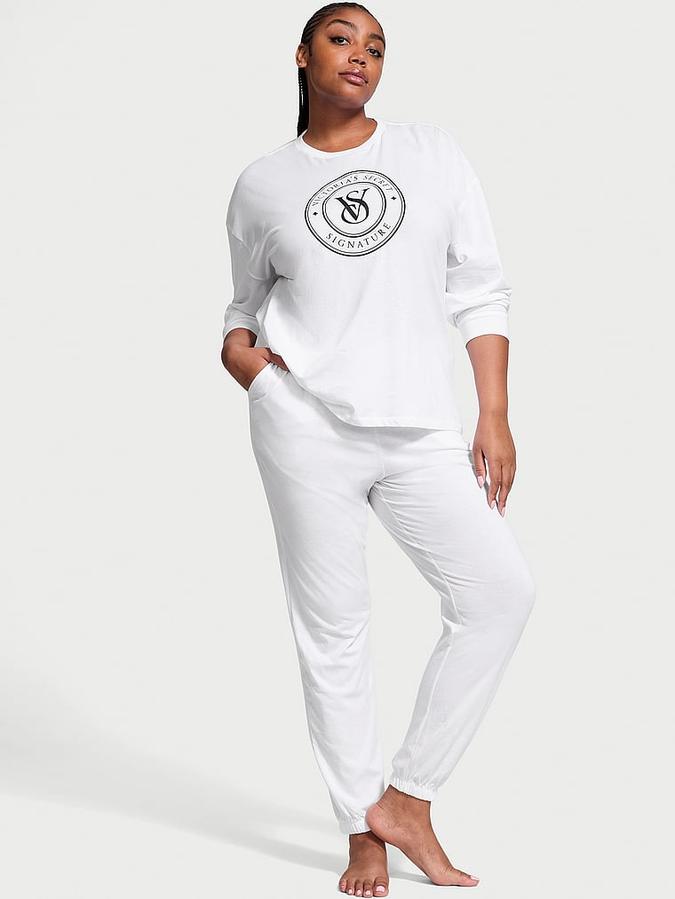 100% Cotton Long Pajama Set image number 0