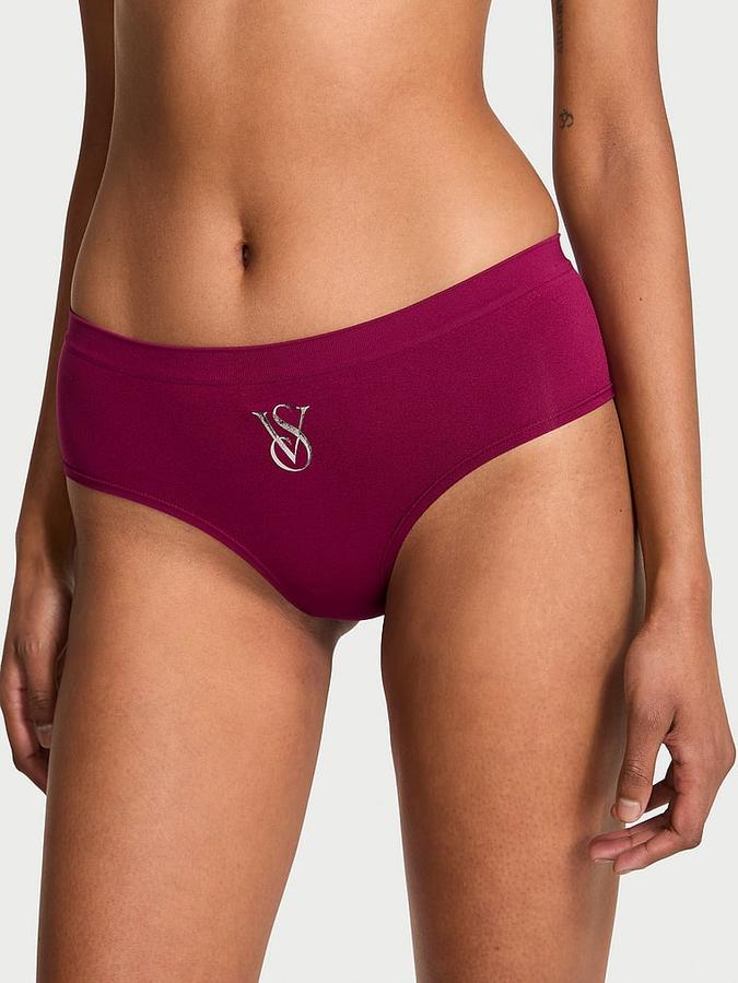 Seamless Sparkle Logo Hiphugger Panty
