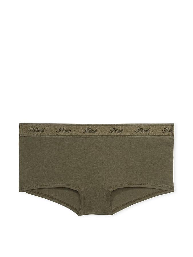 Logo Cotton Boyshort Panty image number 2