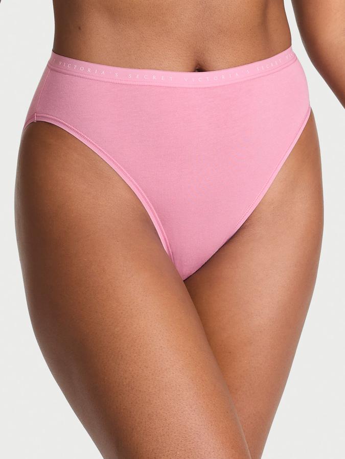 Stretch Cotton High-Leg Brief Panty image number 0