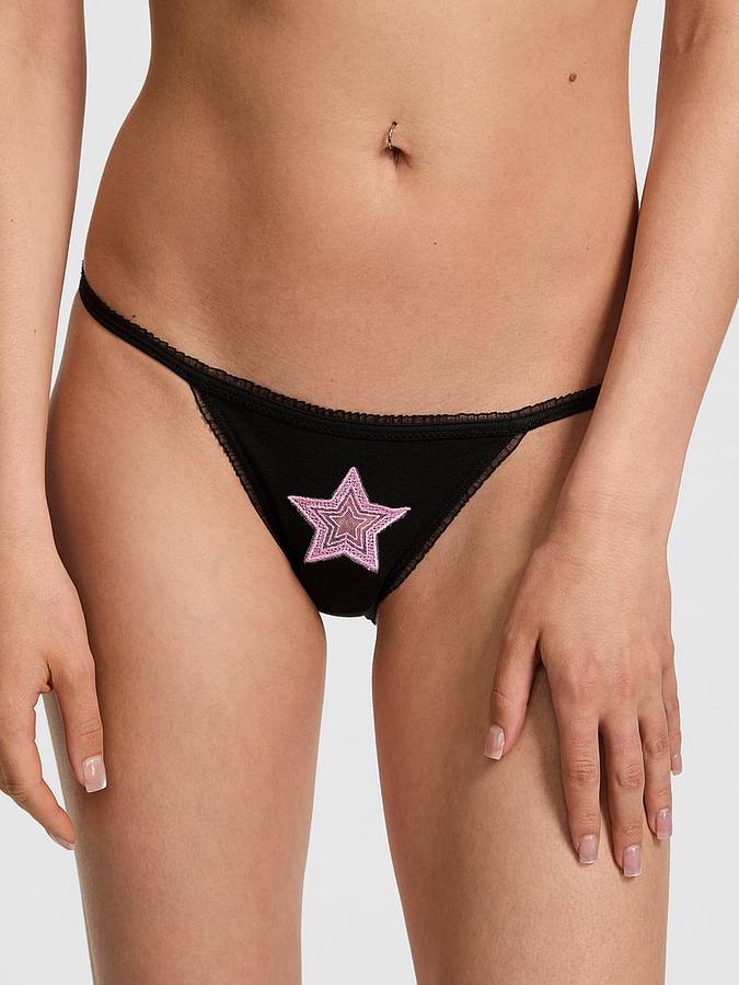 Cotton String Bikini Panty image number 0