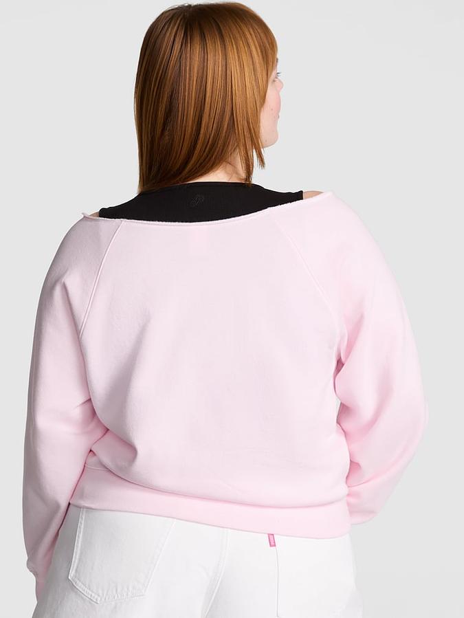 Ivy Fleece Off-The-Shoulder Sweatshirt image number 1