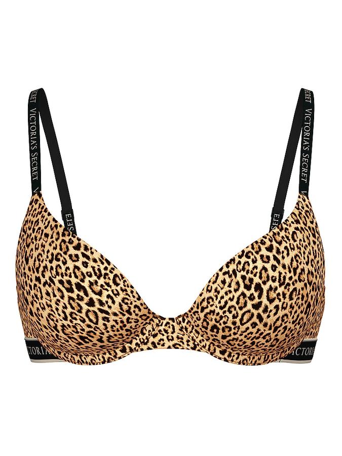 Cotton Logo Perfect Shape Push-Up Bra image number 2