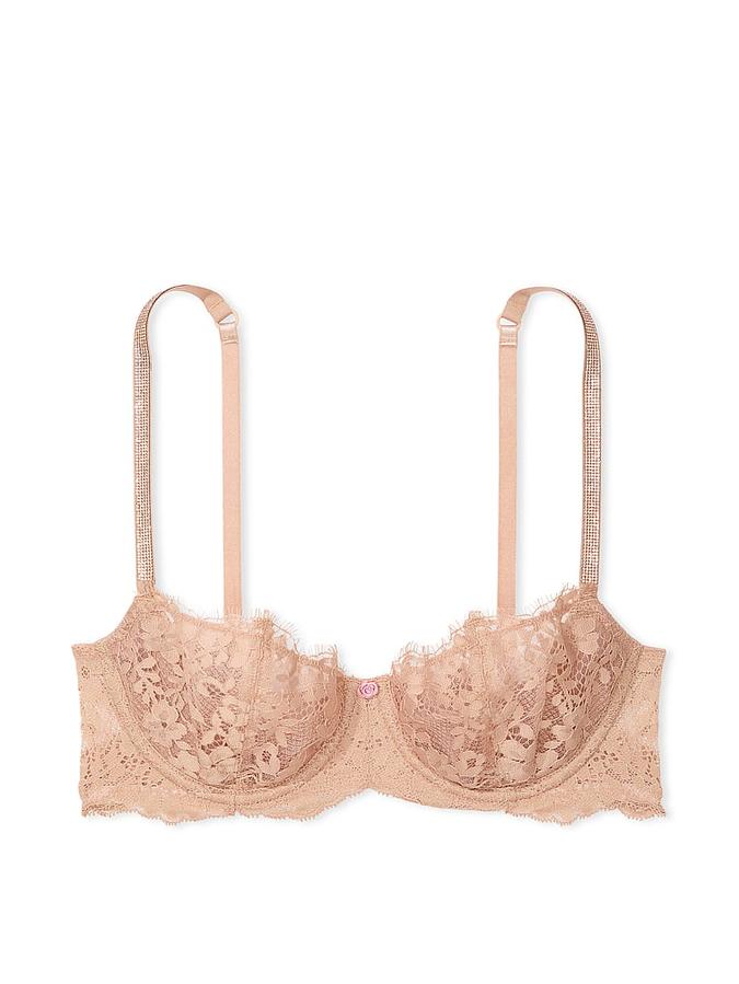 Wicked Twinkle Strap Unlined Lace Balconette Bra image number 2
