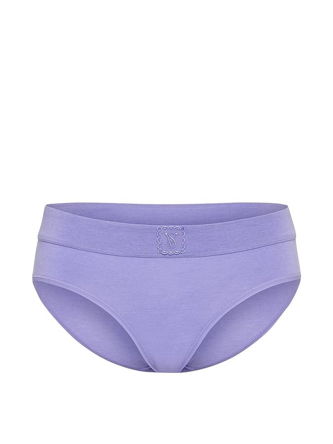 Logo Cotton Lace Patch Hiphugger Panty image number 2