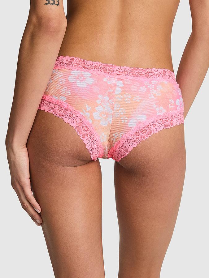 PINK Wink&trade; Lace-Trim Cheeky Panty