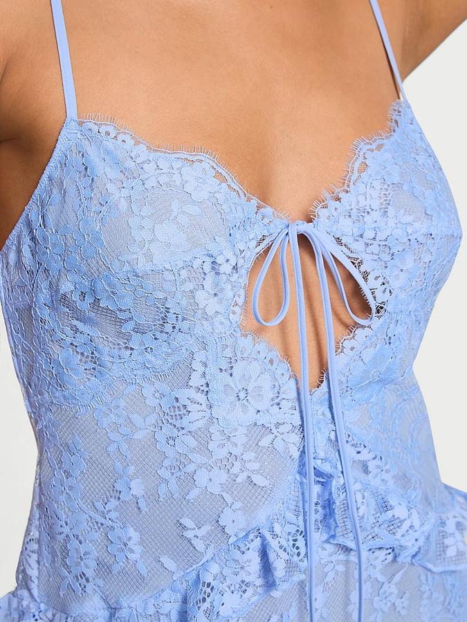 Dare to Dream Lace Flounce Mini Slip image number 3