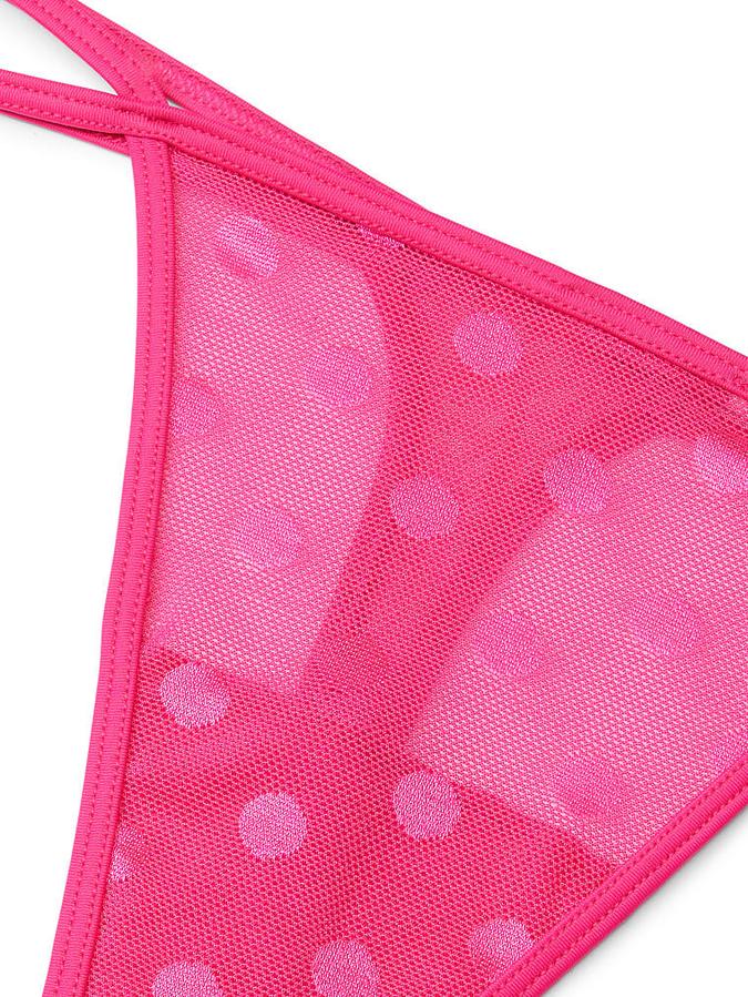 DOT MESH STRAPPY THONG image number 2