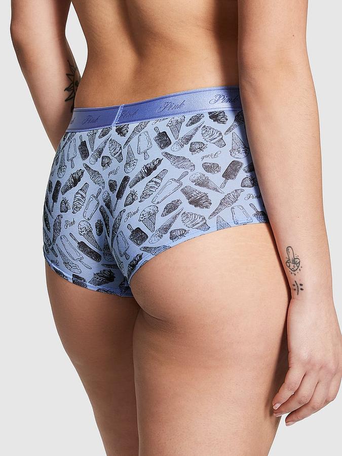 Logo Cotton Boyshort Panty image number 1