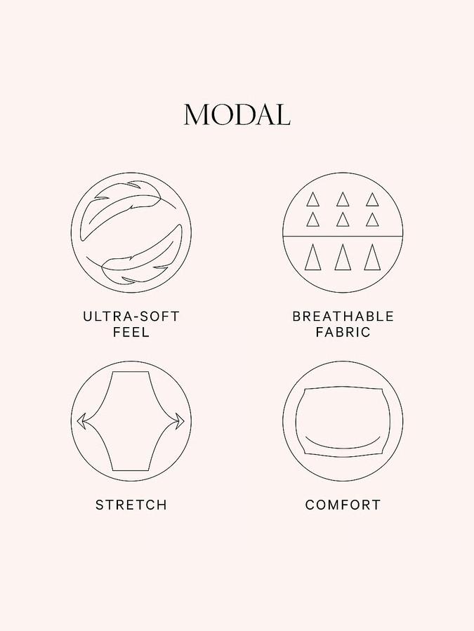 Modal Soft Short Pajama Set image number 3