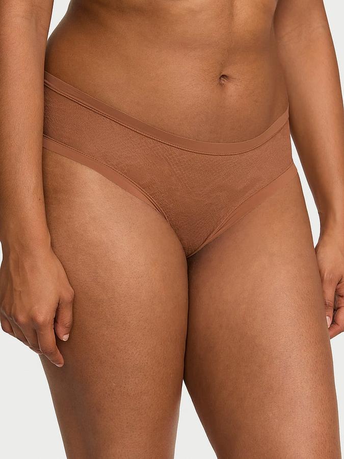 No-Show Snake Mesh Cheeky Panty