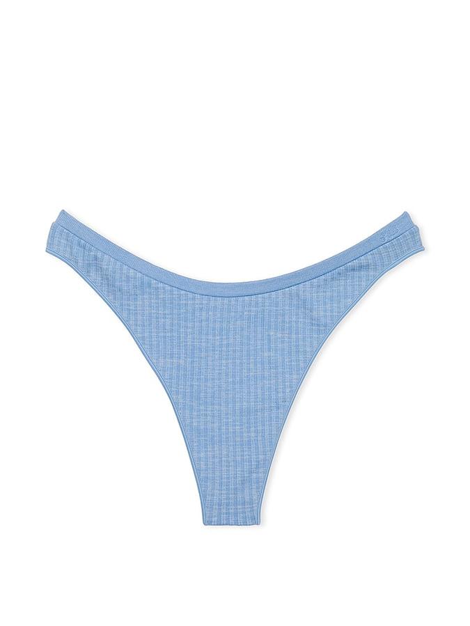 Seamless High-Leg Thong Panty image number 2