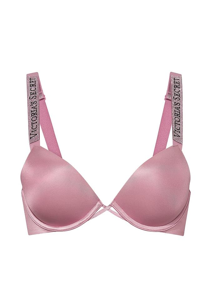 Logo Shine Strap Push-Up Bra image number 2