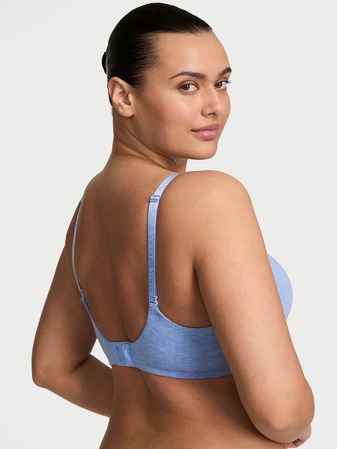 Cotton Logo Hardware Perfect Shape Push-Up Bra image number 1