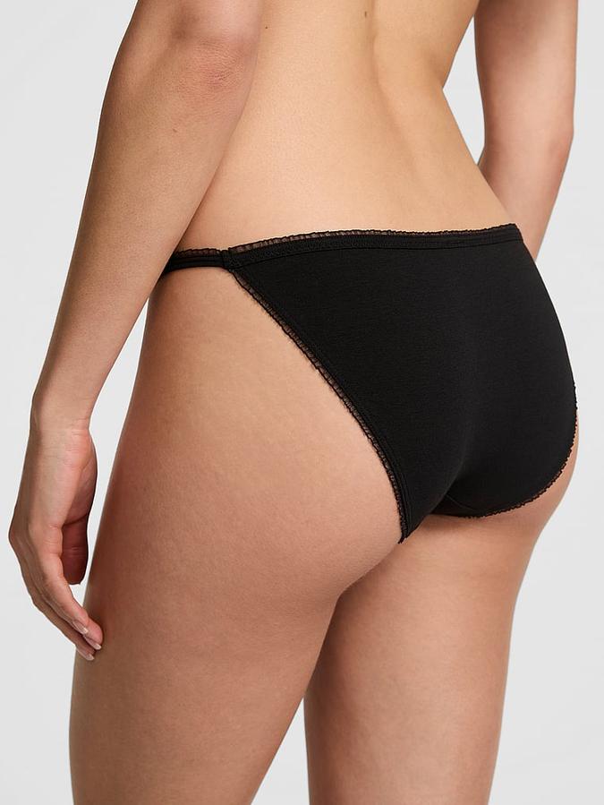 Cotton String Bikini Panty image number 1