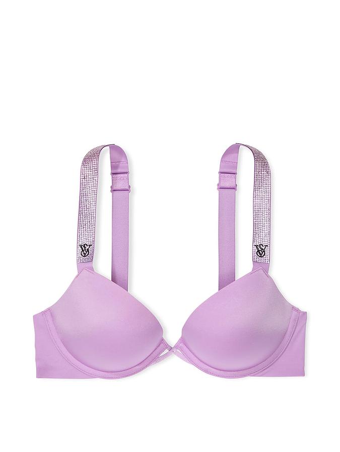 Shine Strap Push-Up Bra image number 2