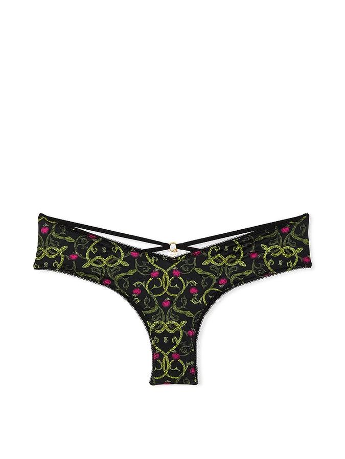 Strappy-Back Charm High-Leg Cheeky Panty image number 0
