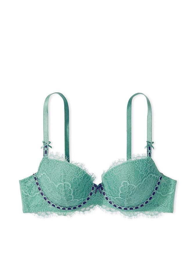 Lightly Lined Ribbon Slot Demi Bra image number 2