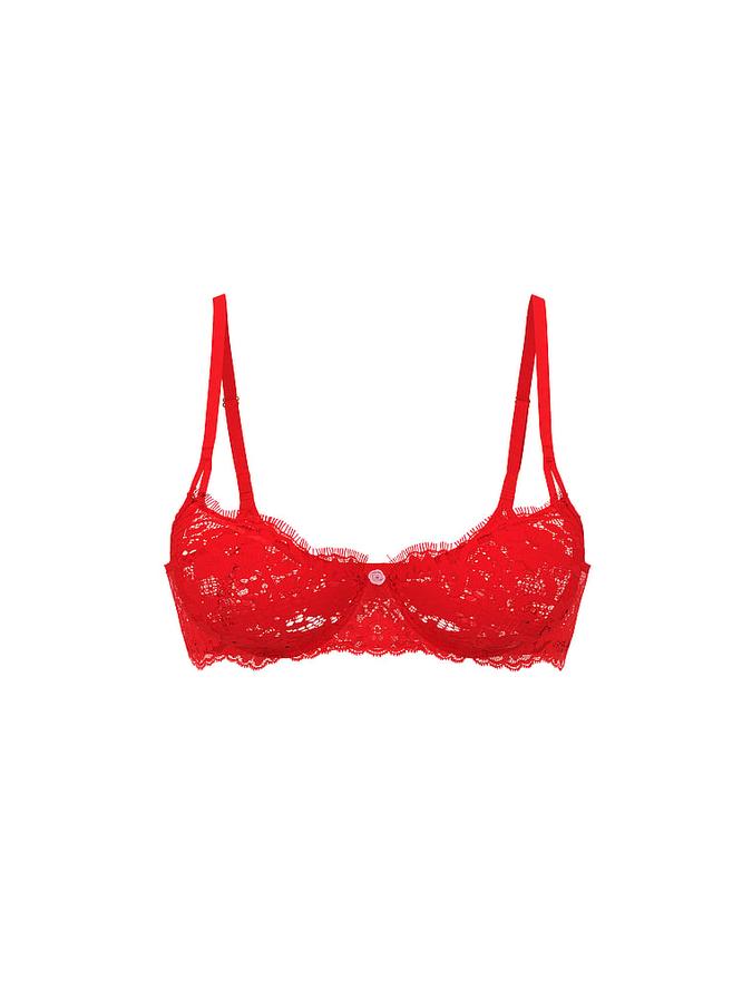 Wicked Unlined Lace Balconette Bra image number 2