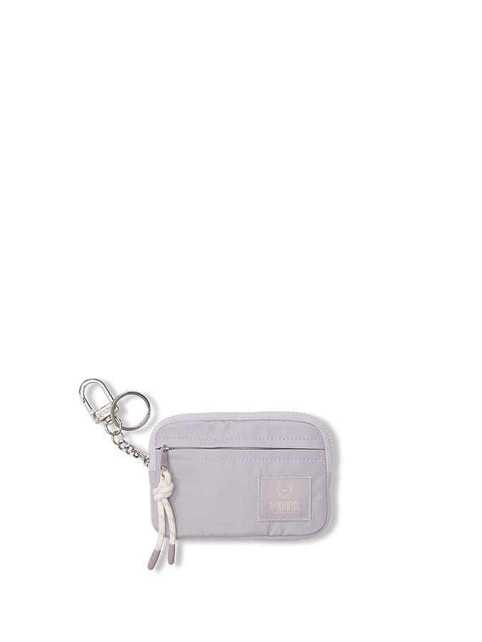 Purple Zip Card Holder Keychain Zip Card Holder Keychain