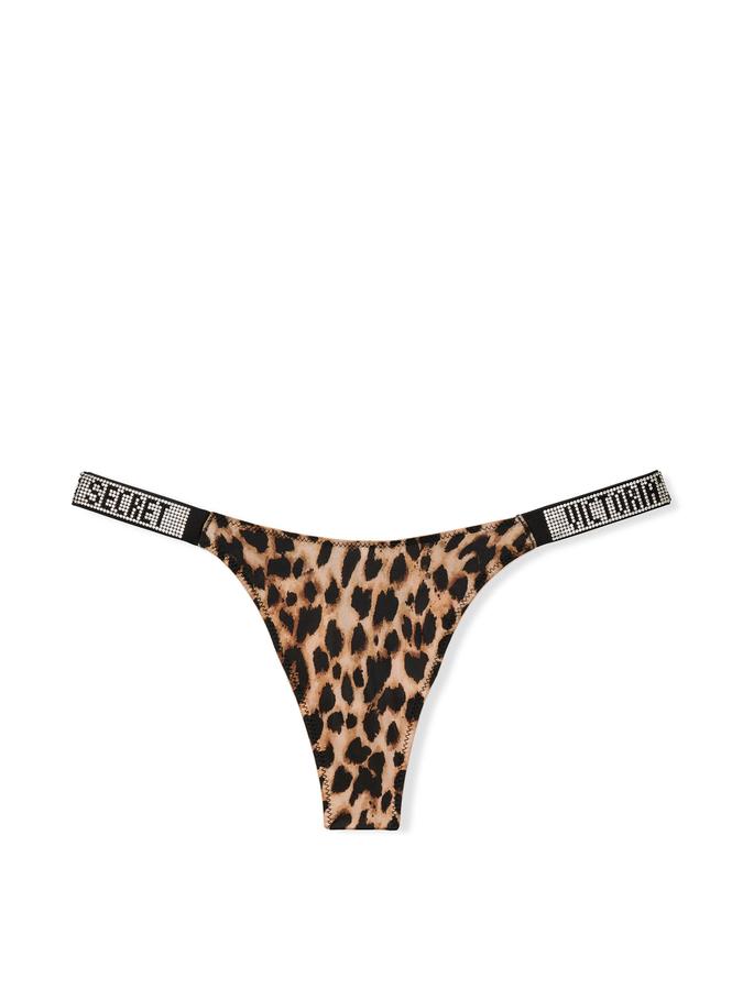 Sunset Ombré Shine Strap Thong Panty image number 1