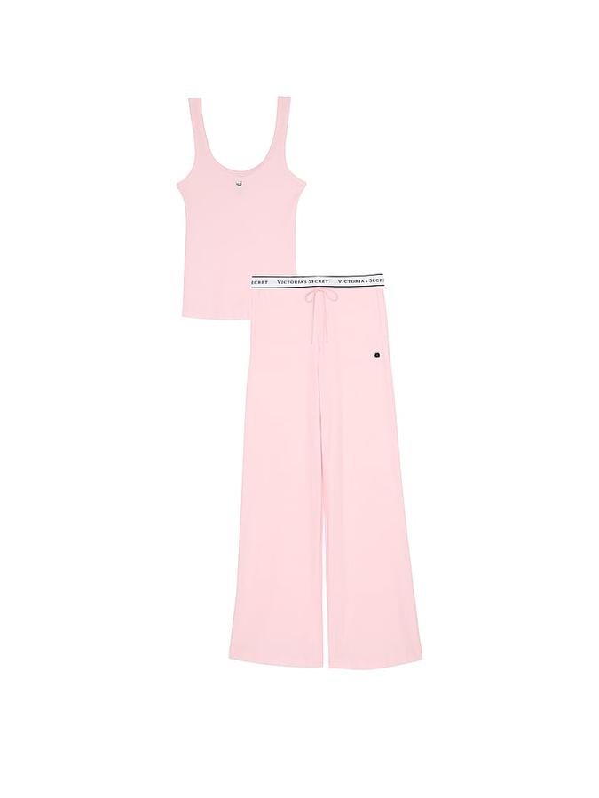 100% Cotton Tank & Pants Pajama Set image number 2