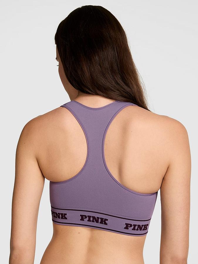 Purple Seamless Reversible Sports Bra Seamless Reversible Sports Bra