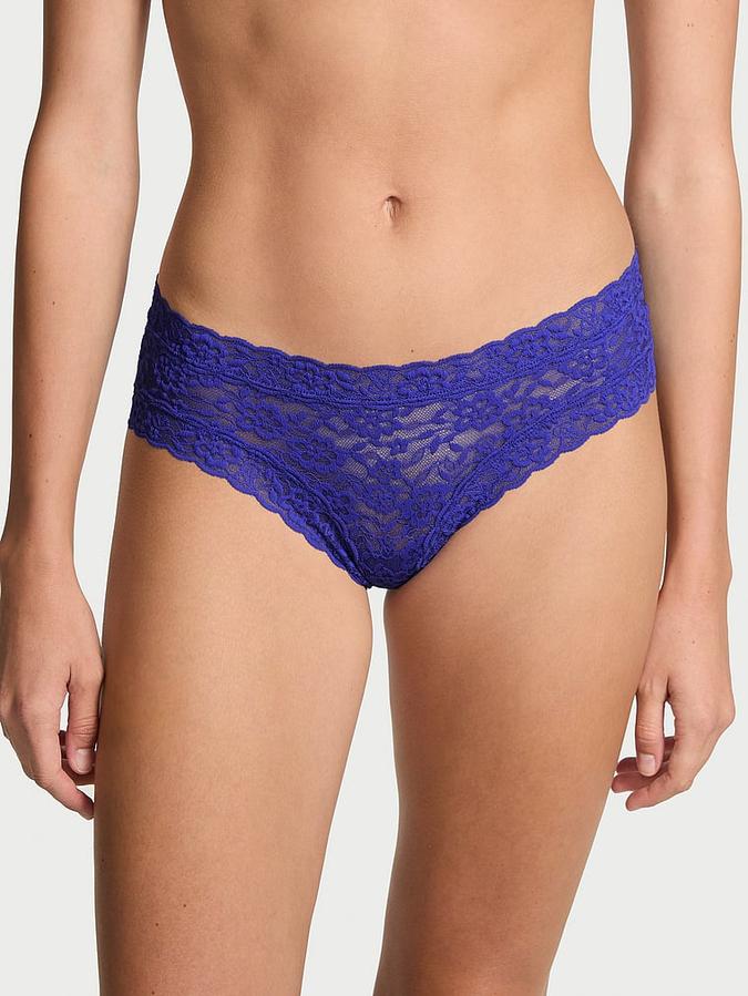 Lace Strappy-Back Cheeky Panty
