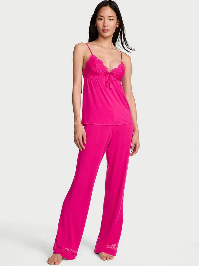 SoSoft&trade; Modal Lace-Trim Cami & Pants Set