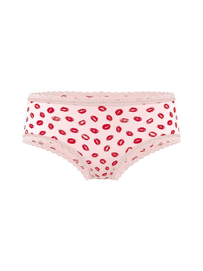 Cotton Lace-Waist Cheeky Panty image number 2