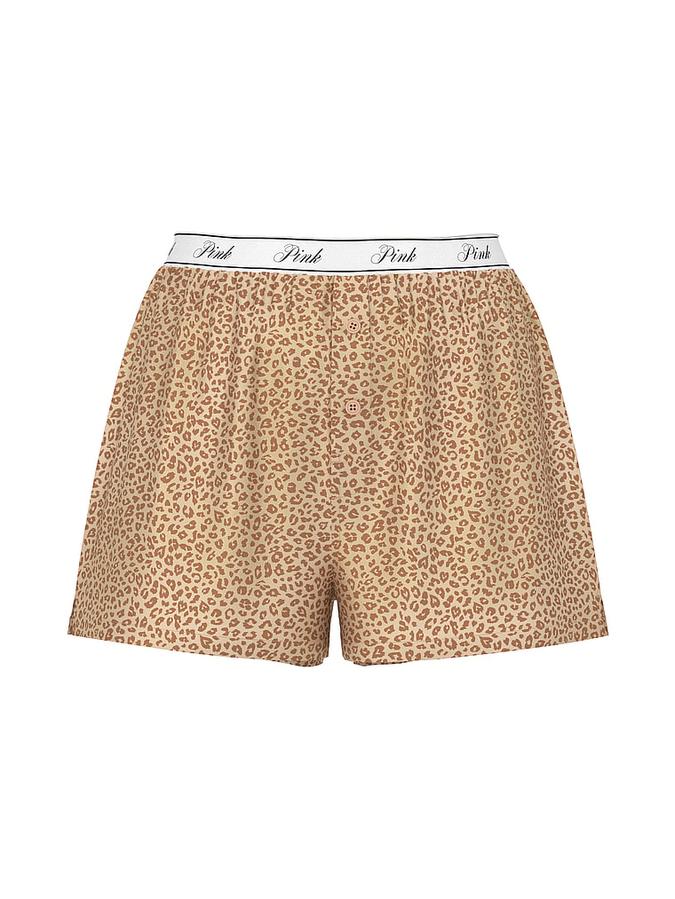 Silky Sleep Boxy Pajama Shorts image number 2