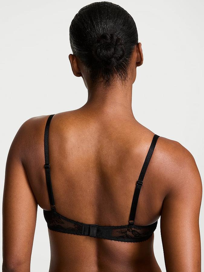 Sex-Ray Embroidery Unlined Demi Bra