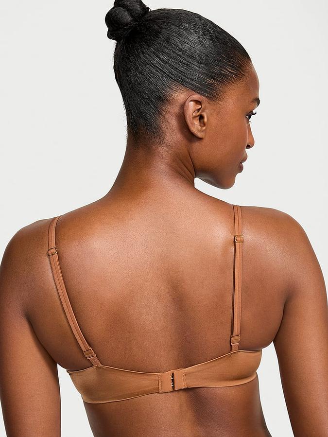 Smooth Lace-Trim Push-Up Bra image number 1